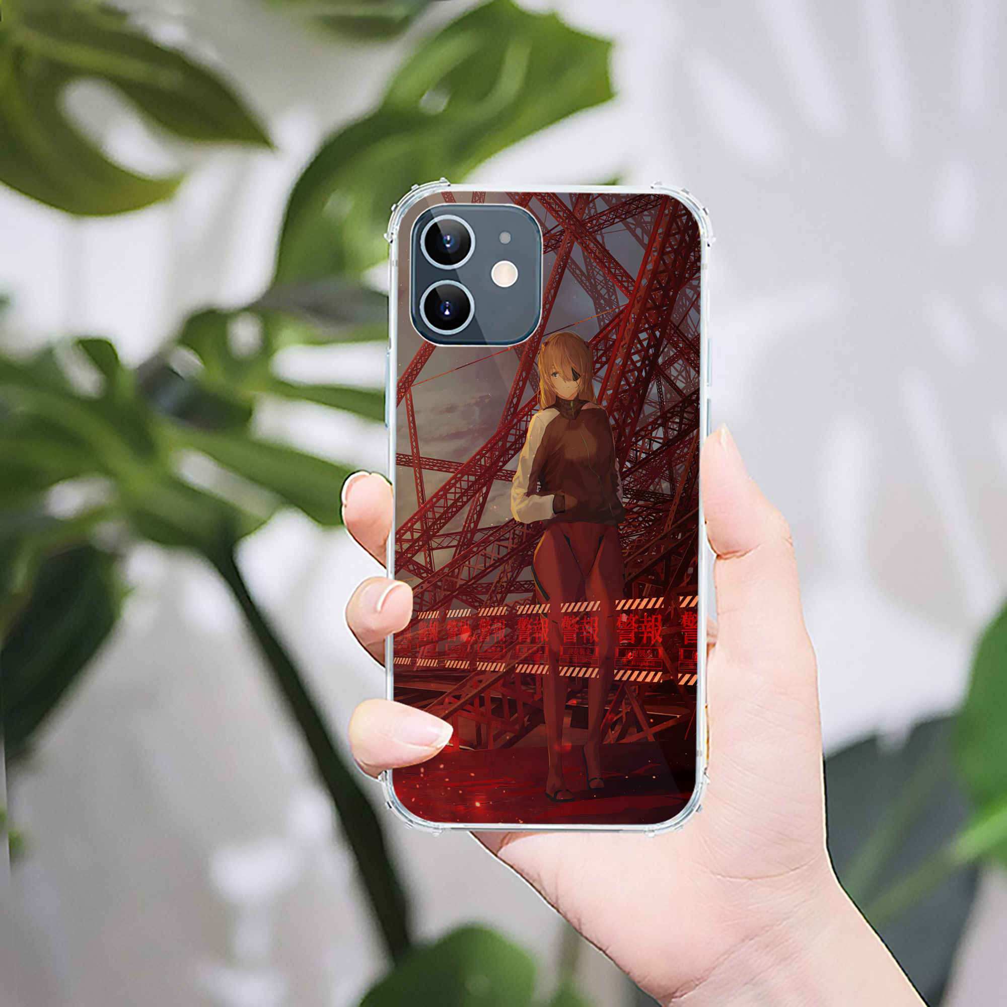 （画像用） EVA 新世紀エヴァンゲリオン 【iPhone 12シリーズ対応】透明スマホケース（クリアソフトケース）